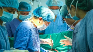 El primer trasplante multiorgánico con técnica dominó en el país se realizó en el Hospital de Amistad Vietnam-Alemania, el 13 de marzo de 2026. (Foto: VNA)