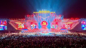 Vista de la velada. (Foto: Nhan Dan)