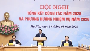 [Foto] Premier vietnamita preside conferencia de balance sobre integración internacional 