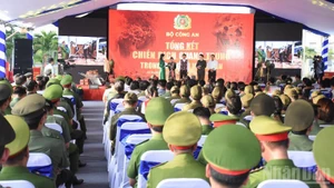 Escena de la ceremonia. (Foto: Nhan Dan)