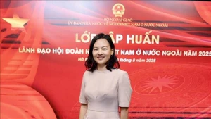 Tran Ha My, directora de la Vineu en Francia y presidenta de la VYBE. (Foto: VNA)