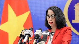 La portavoz del Ministerio de Relaciones Exteriores de Vietnam, Pham Thu Hang. (Foto de archivo: VNA)