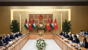 Panorama de la reunión. (Foto: Nhan Dan)