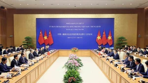 En la cita. (Foto: VNA)