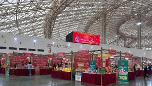 En la feria. (Foto: VNA)