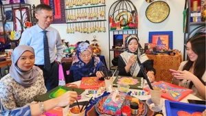 En la actividad. (Foto: Embajada de Vietnam en Brunéi)