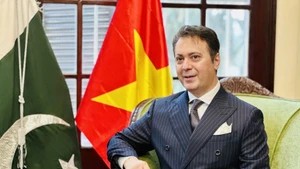 El embajador de Pakistán en Vietnam, Kohdayar Marri. (Foto: VNA)