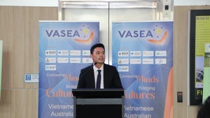 El presidente de la Asociación de Estudiantes Vietnamitas en Australia, Huynh Tan Dat. (Foto: VNA)
