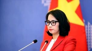 La portavoz del Ministerio de Relaciones Exteriores de Vietnam, Pham Thu Hang. (Foto: VNA)