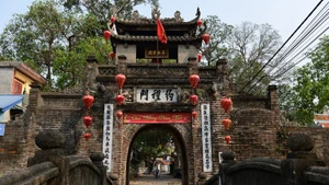 Vista de la aldea de Uoc Le. (Foto: Nhan Dan)