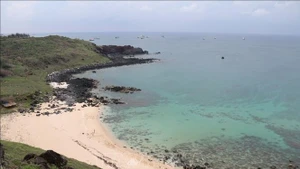 Una esquina de la isla de Phu Quy. (Foto: VNA)