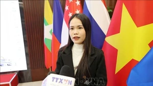 Nguyen Thi Lan Anh, estudiante de maestría en la Universidad de Negocios y Economía Internacionales de Pekín. (Foto: VNA)
