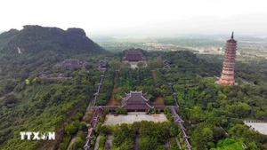 Vista del complejo turístico espiritual de Bai Dinh, en la provincia de Ninh Binh. (Foto: VNA)