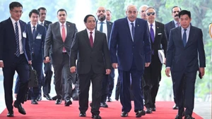 [Foto] Premier vietnamita recibe a presidente de la Cámara de Representantes jordana
