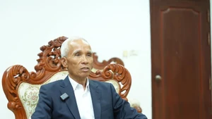 Khamphan Pheuinhavong, jefe del Departamento de Propaganda y Entrenamiento del Comité Central del PPRL. (Foto: VNA)