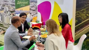 Da Nang participa por primera vez en la Feria Internacional del Turismo y la Hostelería de Moscú. (Foto: Nhan Dan)
