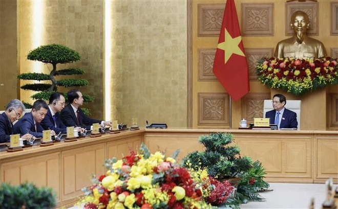 Panorama de la reunión. (Fuente: VNA)