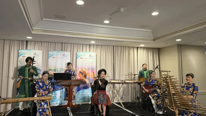 En el programa. (Foto: VOV)