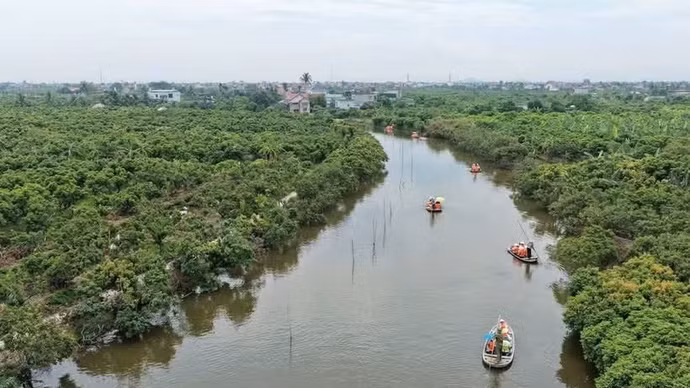 El área ecoturística de Dong Man, en la comuna de Thanh Ha. (Foto: thanhha.haiphong.gov.vn)
