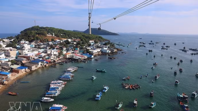 La aldea pesquera de Hon Thom en Phu Quoc (Foto: VNA)