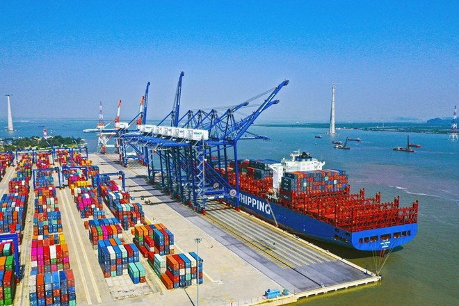 El comercio exterior constituye un sector destacado en el panorama económico en los primeros siete meses de 2025. (Foto: VNA) El comercio exterior constituye un sector destacado en el panorama económico en los primeros siete meses de 2025. (Foto: VNA)