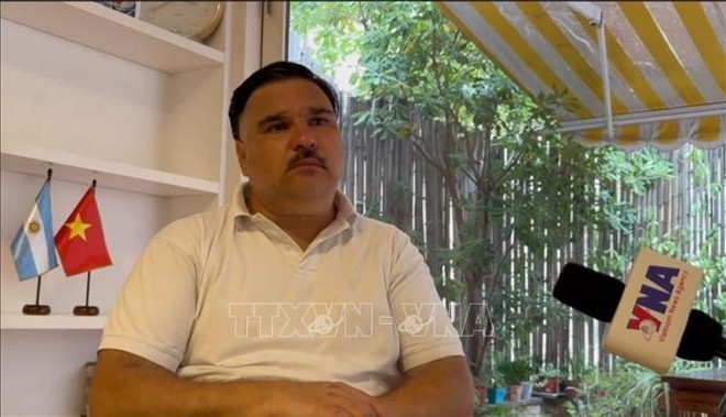 El analista político argentino Ezequiel Ramoneda (Fuente: VNA)