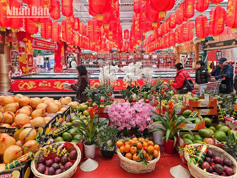 Los productos vietnamitas están cada vez más presentes en los listados de los consumidores franceses. (Foto: MINH DUY)