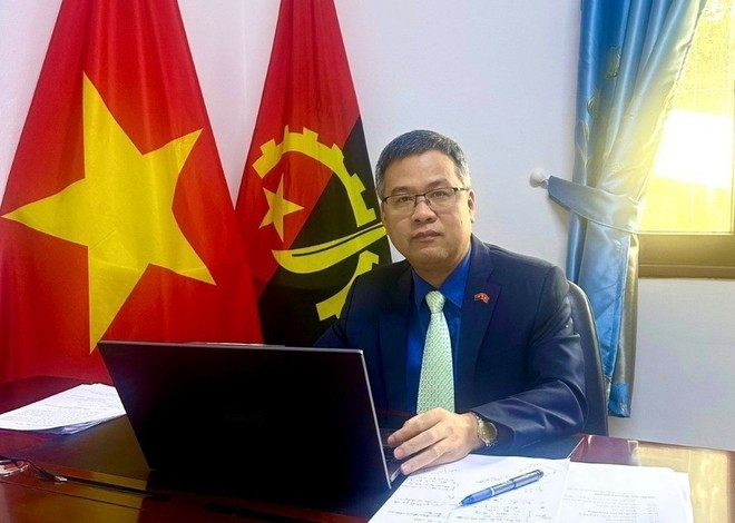El embajador vietnamita en Angola, Duong Chinh Chuc. (Fuente: VNA)