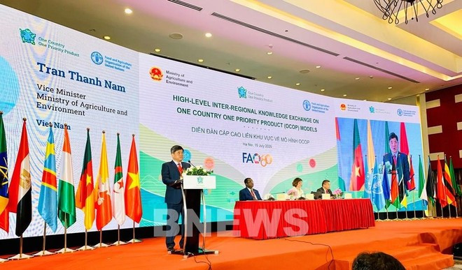 El viceministro Tran Thanh Nam habla en el evento (Fuente: VNA) El viceministro Tran Thanh Nam habla en el evento (Fuente: VNA)