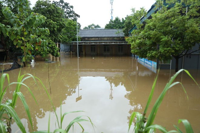 Las fuertes lluvias provocaron inundaciones en muchos lugares de la provincia de Tuyen Quang. (Foto: VNA) Las fuertes lluvias provocaron inundaciones en muchos lugares de la provincia de Tuyen Quang. (Foto: VNA)