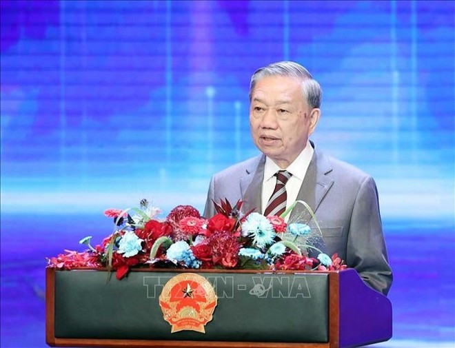 El secretario general del Partido Comunista de Vietnam, To Lam, interviene en la cita (Foto: VNA) El secretario general del Partido Comunista de Vietnam, To Lam, interviene en la cita (Foto: VNA)