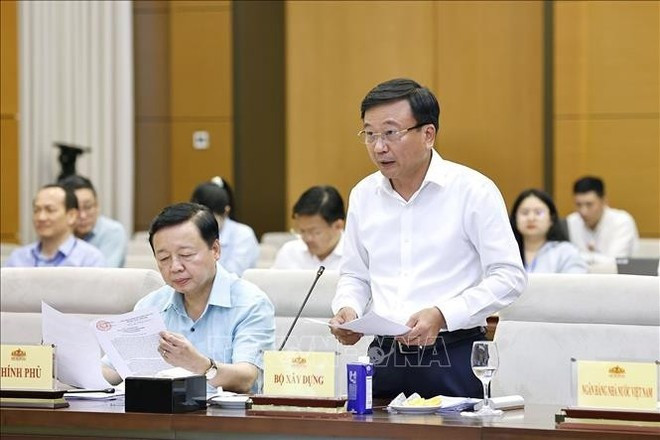 El viceministro de Construcción Nguyen Danh Huy habla en el evento. (Fuente: VNA) El viceministro de Construcción Nguyen Danh Huy habla en el evento. (Fuente: VNA)