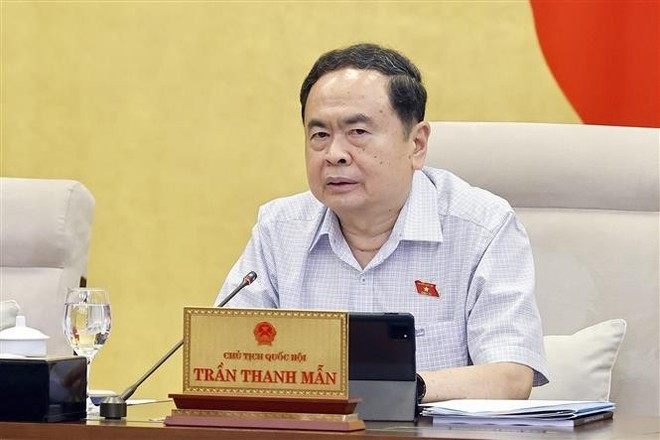 El presidente de la Asamblea Nacional de Vietnam, Tran Thanh Man. (Fuente: VNA) El presidente de la Asamblea Nacional de Vietnam, Tran Thanh Man. (Fuente: VNA)