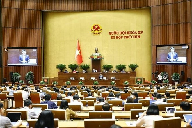 En una sesión de la Asamblea Nacional de Vietnam (Fuente: VNA) En una sesión de la Asamblea Nacional de Vietnam (Fuente: VNA)