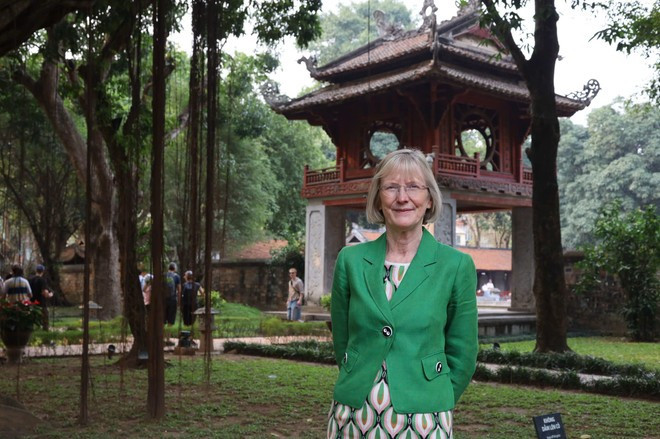 La embajadora de Australia en Vietnam, Gillian Bird. (Foto: VNA)