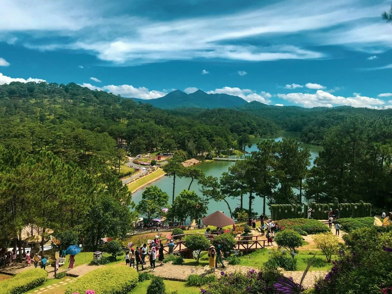 La ciudad de Da Lat. La ciudad de Da Lat.