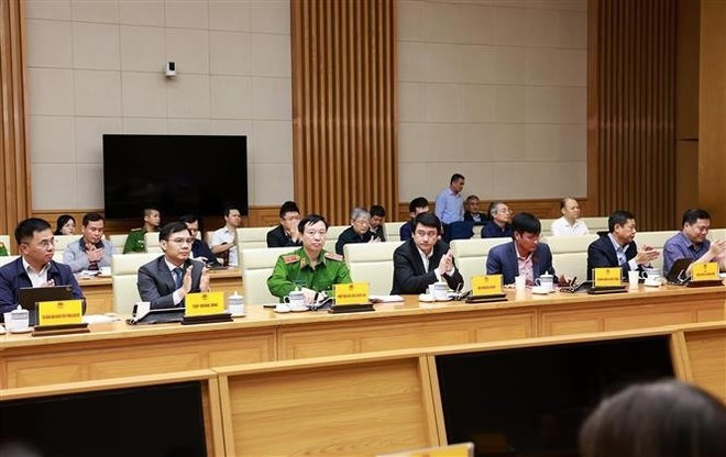 Delegados participantes en la reunión. (Foto: VNA) Delegados participantes en la reunión. (Foto: VNA)