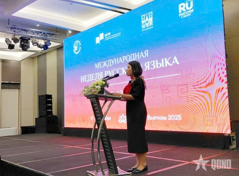 La subjefa del Departamento de Cooperación Internacional del Ministerio de Educación y Formación de Vietnam, Nguyen Thi Thanh Minh.