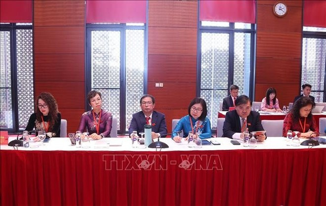 Delegados del Comité del Partido en la Agencia Vietnamita de Noticias participan en la sesión preparatoria para la primera asamblea del Comité del PCV en el Gobierno, para el mandato 2025-2030 (Foto: VNA) Delegados del Comité del Partido en la Agencia Vietnamita de Noticias participan en la sesión preparatoria para la primera asamblea del Comité del PCV en el Gobierno, para el mandato 2025-2030 (Foto: VNA)