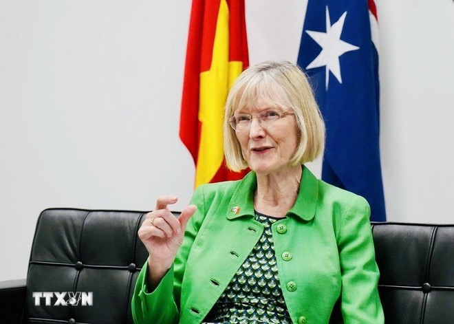 La embajadora de Australia en Hanoi, Gillian Bird (Fuente: VNA) La embajadora de Australia en Hanoi, Gillian Bird (Fuente: VNA)
