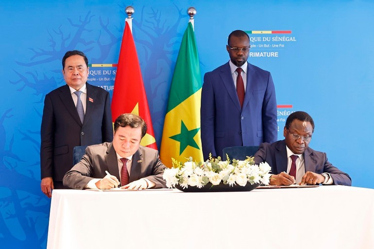 El Ministerio de Industria y Comercio de Vietnam y su similar senegalés firman un memorando de entendimiento sobre el comercio de arroz.