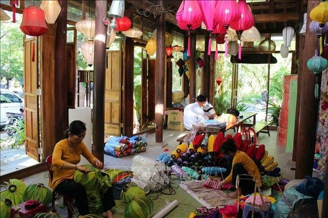 En una aldea de oficio tradicional de Da Nang. (Fuente: VNA) En una aldea de oficio tradicional de Da Nang. (Fuente: VNA)