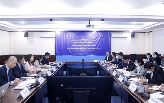 Escena de la reunión. (Fotografía: VNA)