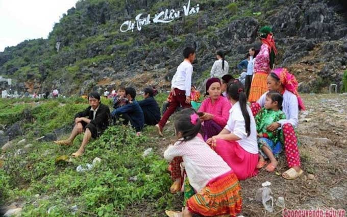  Mercado de amor Khau Vai (Fuente: caonguyenda.edu.vn)