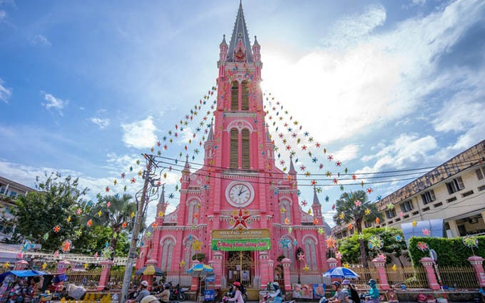 La iglesia de Tan Dinh.