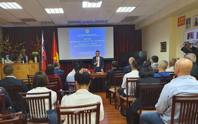 Escenario de la reunión. (Fotografía: VNA) 