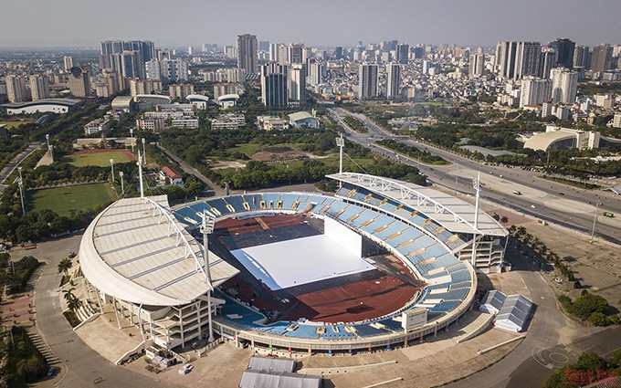 Vista panorámica del Estadio Nacional My Dinh desde arriba (Fotografía: Thanh Dat)