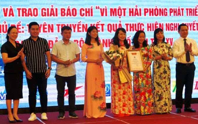 Escena de la premiación.