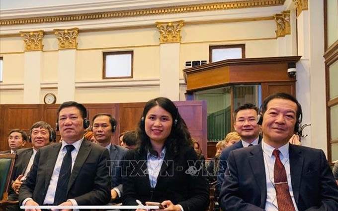 Delegación de Vietnam en el evento. (Fotografía: VNA)