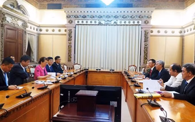 Escenario del evento. (Fotografía: VNA)